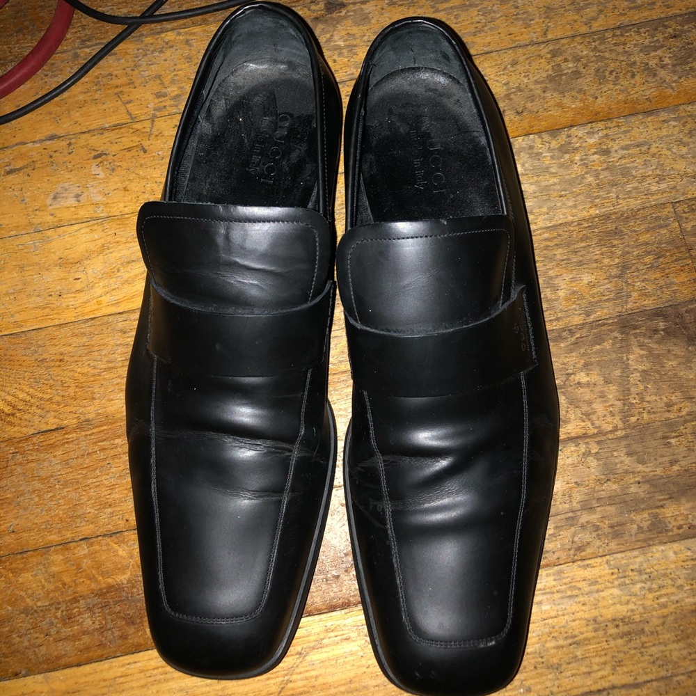 Mens gucci shoes black